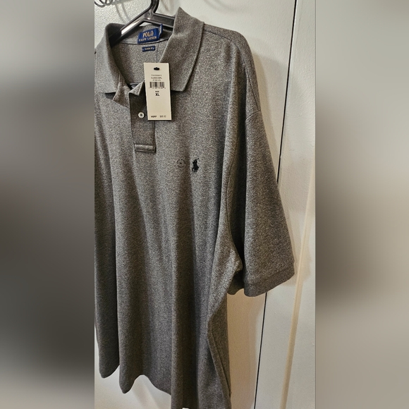 Polo Ralph Lauren Classic Fit Polo Shirt Heather Grey Men's Size Medium - Picture 11 of 15